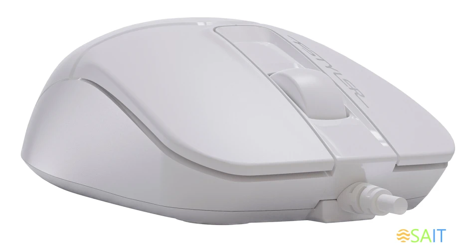 Мышь A4Tech Fstyler FM12 белый оптическая 1200dpi USB 3but (FM12 WHITE)