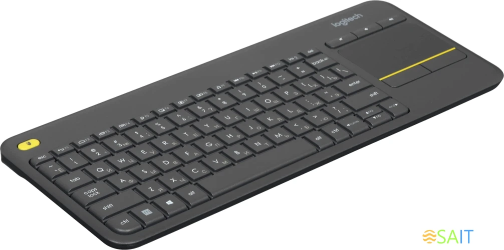 Клавиатура Logitech K400 Plus черный USB беспроводная (920-007173)