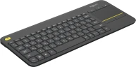 Клавиатура Logitech K400 Plus черный USB беспроводная (920-007173)