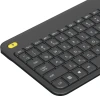 Клавиатура Logitech K400 Plus черный USB беспроводная (920-007173)