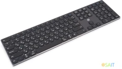 Клавиатура Оклик K867W серый/черный USB беспроводная BT/Radio slim Multimedia (2002130)