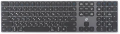 Клавиатура Оклик K867W серый/черный USB беспроводная BT/Radio slim Multimedia (2002130) кабель 1м
