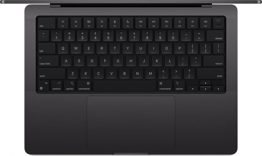 Ноутбук Apple MacBook Pro A3401 M4 Pro 12 core 24Gb SSD512Gb/16 core GPU 14.2" Liquid Retina XDR (3024x1964) Mac OS black WiFi BT Cam (MX2H3HN/A)