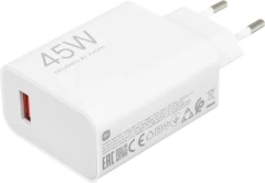 Сетевое зар./устр. Xiaomi BHR07SLEU 45W 4.1A (PD) USB-A универсальное белый