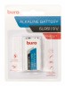 Батарея Buro Alkaline 6LR61 9V (1шт) блистер