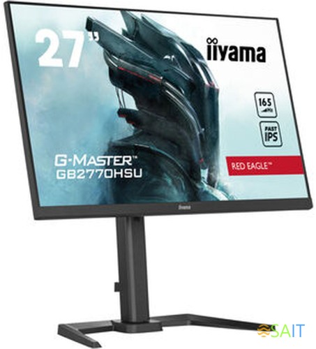 Монитор Iiyama 27" G-Master GB2770HSU-B5 черный IPS IGZO LED 0.8ms 16:9 HDMI M/M матовая HAS Piv 250cd 178гр/178гр 1920x1080 165Hz FreeSync Premium DP FHD USB 5.4кг
