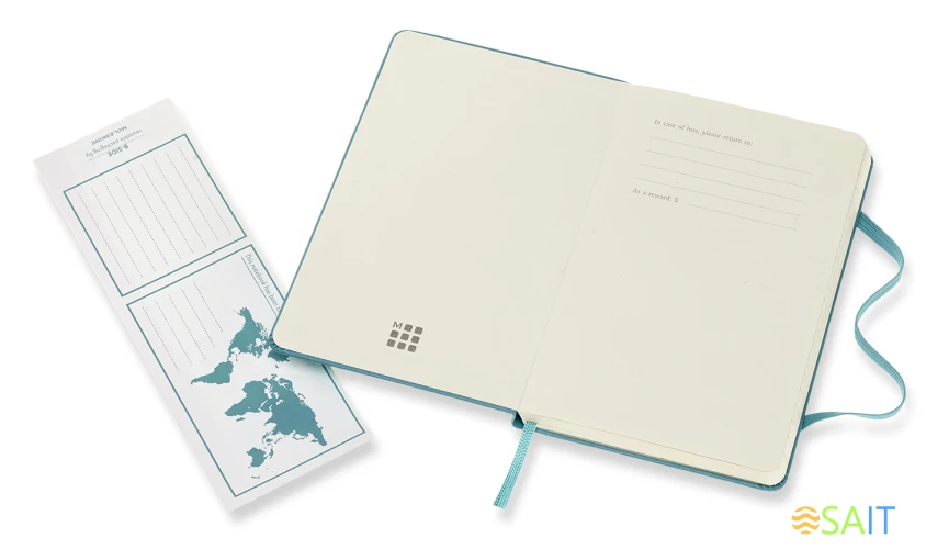 Блокнот Moleskine CLASSIC MM710B35 Pocket 90x140мм 192стр. линейка твердая обложка голубой