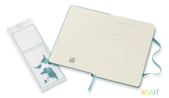 Блокнот Moleskine CLASSIC MM710B35 Pocket 90x140мм 192стр. линейка твердая обложка голубой