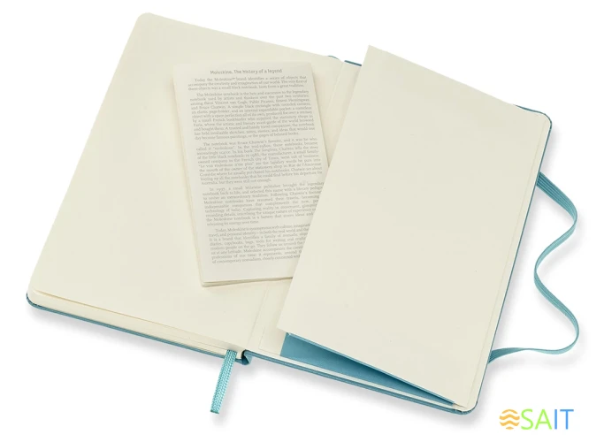 Блокнот Moleskine CLASSIC MM710B35 Pocket 90x140мм 192стр. линейка твердая обложка голубой