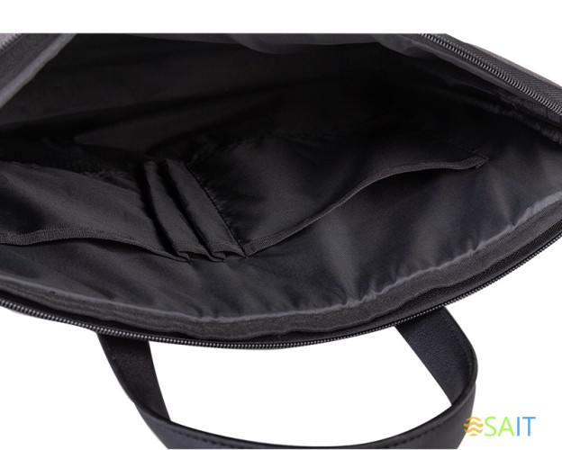 Папка-портфель Deli 63751GREY 1 отдел. терилен серый