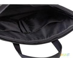 Папка-портфель Deli 63751GREY 1 отдел. терилен серый