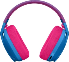 Наушники с микрофоном Logitech G435 голубой/розовый накладные BT/Radio оголовье (981-001065)