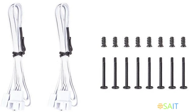 Вентилятор для корпуса Thermaltake CT140 140х140x25 белый 4-pin 30.5дБ (упак.:2шт) (CL-F152-PL14WT-A) Ret