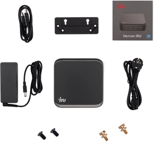 Неттоп IRU 310TLCN i3 1115G4 (3.0) 8Gb SSD256Gb UHDG noOS GbitEth WiFi BT черный (1975166)