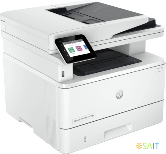 МФУ лазерный HP LaserJet Pro 4103dw (2Z627A) A4 Duplex Net WiFi белый