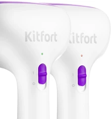 Отпариватель ручной Kitfort КТ-998-1 1000Вт фиолетовый/белый