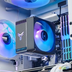 Устройство охлаждения(кулер) Jonsbo CR-1400 Evo ARGB черный 4-pin 22.3-33.85dB Al 180W 341gr Ret (CR-1400 EVO ARGB)