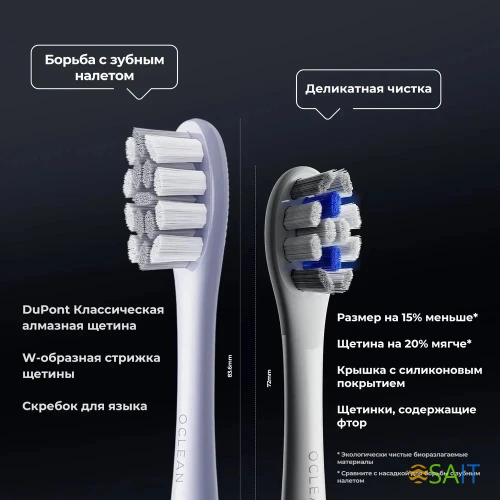 Зубная щетка электрическая Oclean X Pro Digital Y2076 фиолетовый