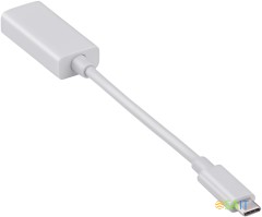 Адаптер Buro BHP RET TPC_MDP miniDisplayPort (f)-USB Type-C (m) белый