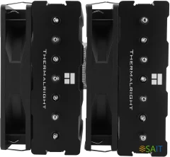 Устройство охлаждения(кулер) Thermalright Phantom Spirit 120 SE Soc-AM5/AM4/1200/1700/1851 черный 4-pin 25.6dB Al+Cu 765gr Ret (PS120-SE)