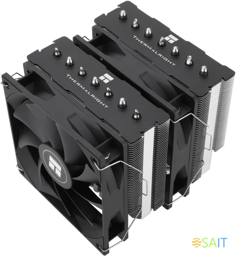 Устройство охлаждения(кулер) Thermalright Phantom Spirit 120 SE Soc-AM5/AM4/1200/1700/1851 серебристый/черный 4-pin 25.6dB Al+Cu 765gr Ret (PS120-SE)