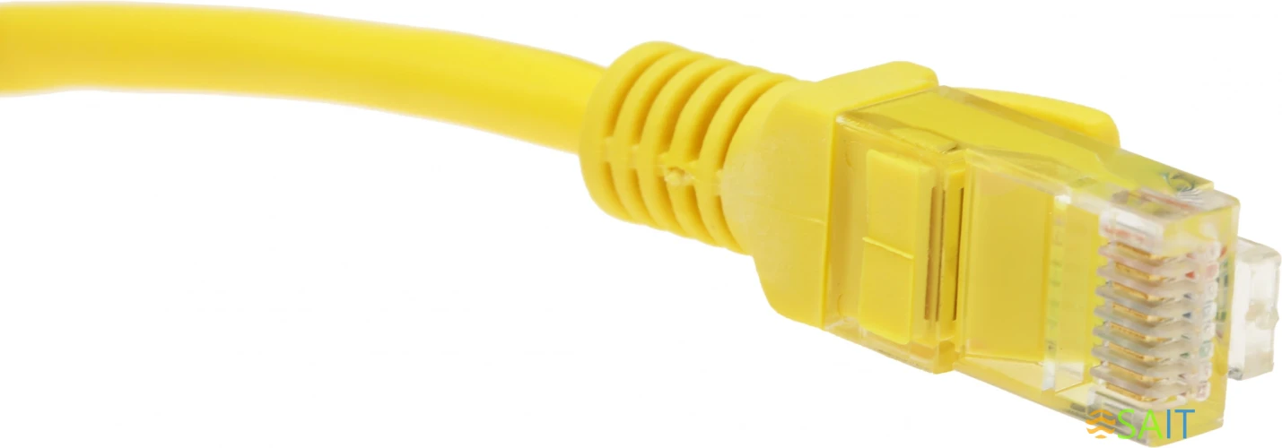 Патч-корд Premier PP12-5M/Y 1000Гбит/с UTP 4 пары cat.5E CCA molded 5м желтый RJ-45 (m)-RJ-45 (m)