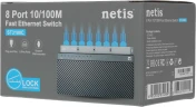 Коммутатор Netis ST3108C (L2) 8x100Мбит/с неуправляемый