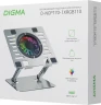 Подставка для ноутбука Digma D-NCP170-1xRGB110 17" 240x230x50мм 28дБ 2xUSB 1x 110ммFAN 790г Fan-control алюминий серый