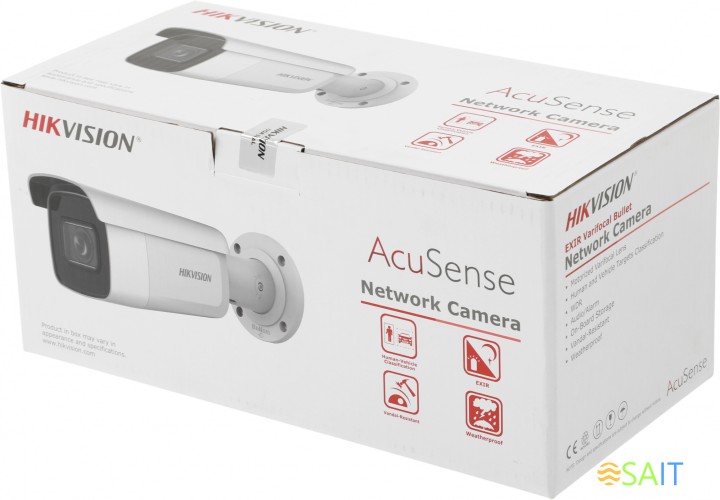 Камера видеонаблюдения IP Hikvision DS-2CD2623G2-IZS(2.8-12mm)(D) 2.8-12мм цв. корп.:белый