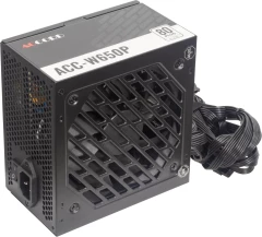 Блок питания Accord ATX 650W ACC-W650P 80 PLUS WHITE (20+4pin) 120mm fan 6xSATA RTL