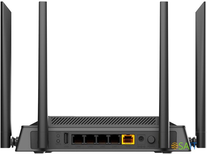 Роутер беспроводной D-Link DIR-853/URU/R3A AC1200 10/100/1000BASE-TX/4G ready черный