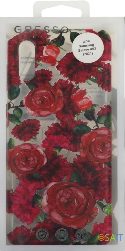 Чехол (клип-кейс) Gresso для Samsung Galaxy A02 Air прозрачный/рисунок (GR17AAAE9155)