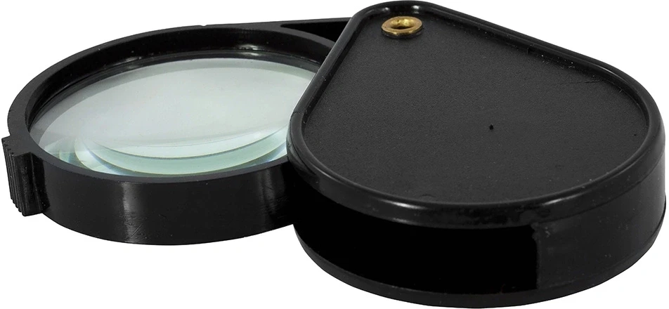 Лупа Silwerhof Daily складная d=50мм x6 черный коробка