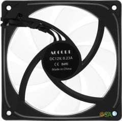 Вентилятор для корпуса Accord ACC-YH12 ARGB 120х120x25 черный 4-pin 27дБ (ACC-YH12 ARGB BLACK) brown box