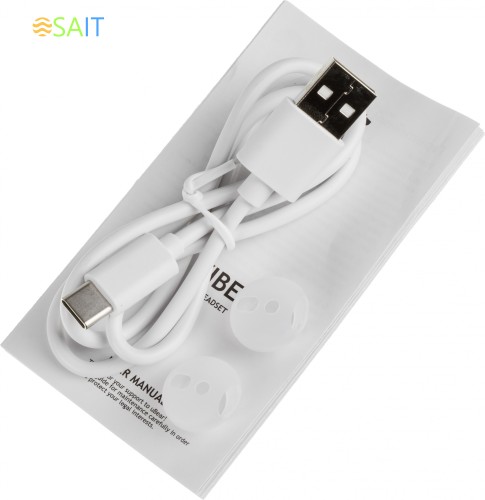 Гарнитура вкладыши uBear Vibe белый беспроводные bluetooth в ушной раковине (TW03WH01-BD)