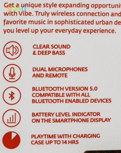 Гарнитура вкладыши uBear Vibe белый беспроводные bluetooth в ушной раковине (TW03WH01-BD)