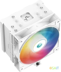 Устройство охлаждения(кулер) Deepcool AG500 Wh ARGB Soc-AM5/AM4/1200/1700/1851 белый 4-pin 29.4dB Al+Cu 240W 861gr Ret (R-AG500-WHANMN-G)