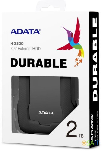 Жесткий диск A-Data USB 3.0 2Tb AHD330-2TU31-CBK HD330 DashDrive Durable 2.5" черный