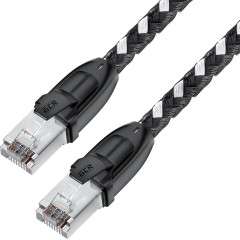 Патч-корд Greenconnect RJ45(m) - RJ45(m) Cat.6 3м черно-белый