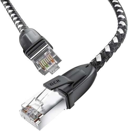 Патч-корд Greenconnect RJ45(m) - RJ45(m) Cat.6 3м черно-белый