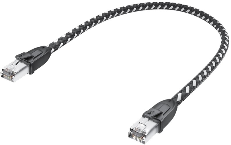 Патч-корд Greenconnect RJ45(m) - RJ45(m) Cat.6 3м черно-белый