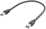 Патч-корд Greenconnect RJ45(m) - RJ45(m) Cat.6 3м черно-белый
