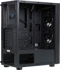 Корпус Formula F-3401 (V1) черный без БП ATX 3x120mm 2xUSB2.0 1xUSB3.0 audio bott PSU