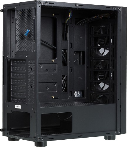 Корпус Formula F-3401 (V1) черный без БП ATX 3x120mm 2xUSB2.0 1xUSB3.0 audio bott PSU