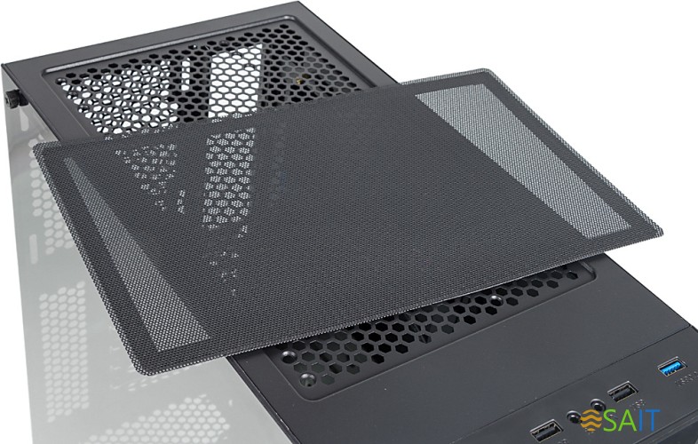 Корпус Formula F-3401 (V1) черный без БП ATX 3x120mm 2xUSB2.0 1xUSB3.0 audio bott PSU