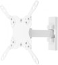 Кронштейн для телевизора Ultramounts UM864W белый 13"-42" макс.20кг настенный поворотно-выдвижной и наклонный