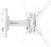 Кронштейн для телевизора Ultramounts UM864W белый 13"-42" макс.20кг настенный поворотно-выдвижной и наклонный