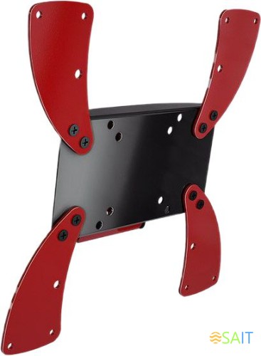 Кронштейн для телевизора Holder LCDS-5058 черный глянец 19"-47" макс.30кг настенный наклон