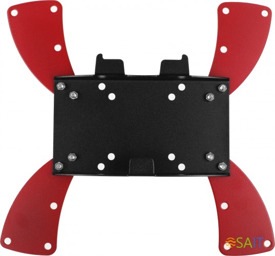 Кронштейн для телевизора Holder LCDS-5058 черный глянец 19"-47" макс.30кг настенный наклон