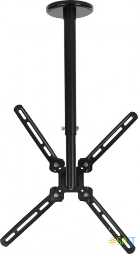 Кронштейн для телевизора Cactus CS-CP07 черный 23"-55" макс.45кг потолочный поворот и наклон